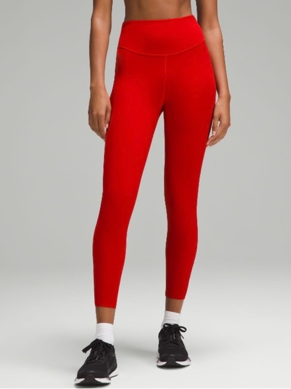 Lululemon Base Pace High Rise Tight 25 Size 12 Dark Red Running Leggings